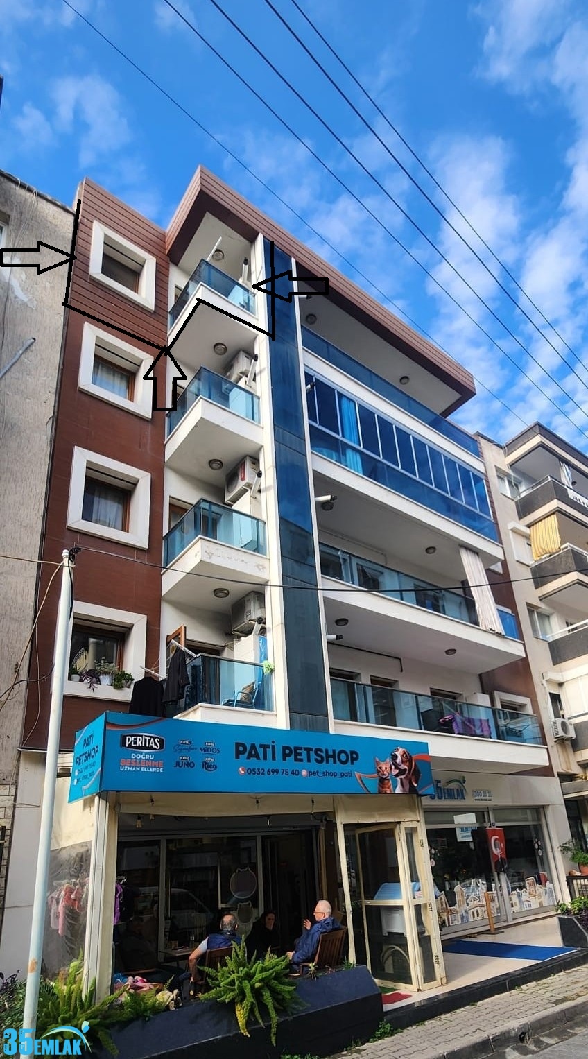 35 EMLAK ‘TAN  YALI MAH. 78 M2 net 92m2 BRÜT 2+1 EBEVEYN BANYOLU KAPALI MUTFAKLI