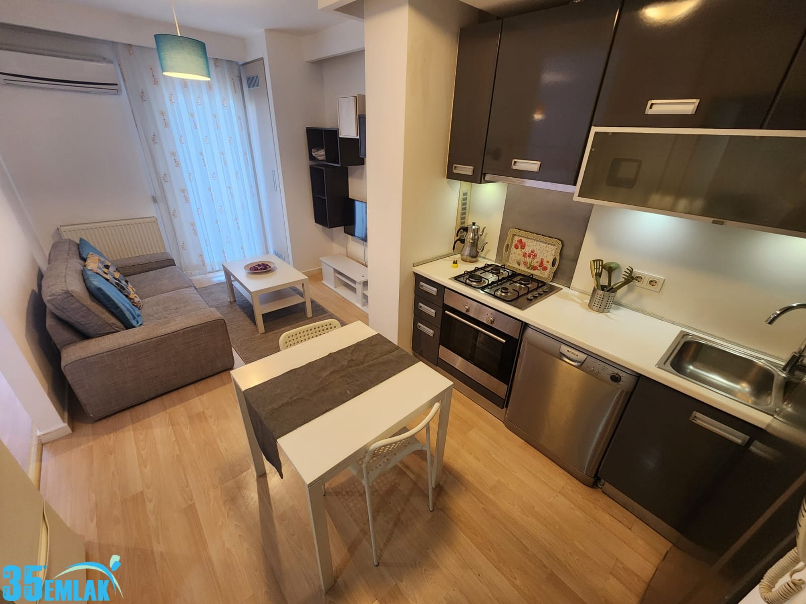 35 EMLAK’tan EŞYALI Soyak Siesta 1. Etapta B1 blokta EŞYALI 1+1